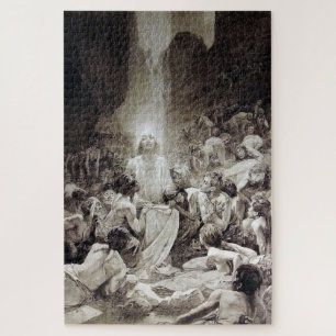Le Pater - Geïllustreerde pagina door Alphonse Muc Legpuzzel