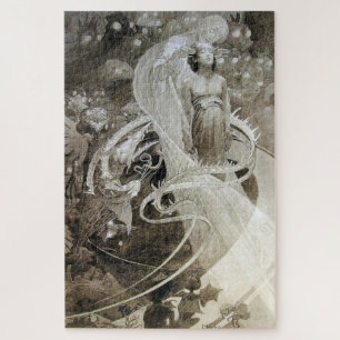 Le Pater - Geïllustreerde pagina door Alphonse Muc Legpuzzel