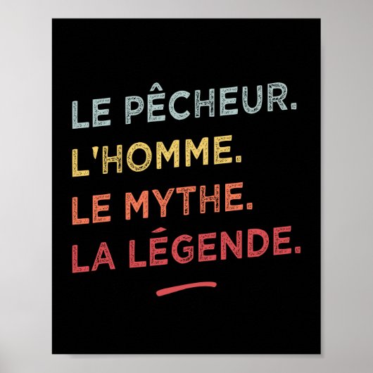 Le pêcheur l'homme le mythe la légende poster (Voorkant)