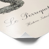 Le Perroquet Jaune ecaille de rouge Foto Afdruk (Hoek)