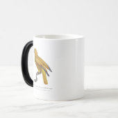 Le Perroquet Jaune ecaille de rouge Magische Mok (Voorkant links)