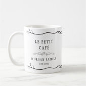 Le Petit Cafe Monogram Bloemen Mok (Links)