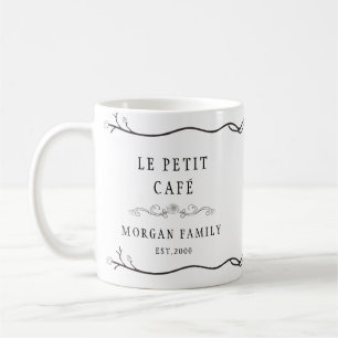 Le Petit Cafe Monogram Bloemen Mok
