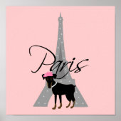 Le petit chien à Paris Poster (Voorkant)