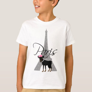 Le petit chien à Paris T-shirt