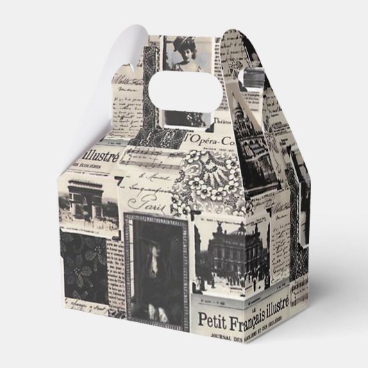 Le Petit Francais Illustre Bedankdoosjes (Voorkant Zijde)