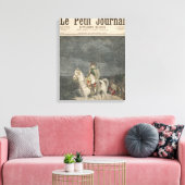 Le Petit Journal Canvas Afdruk (Insitu (Woonkamer))