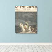 Le Petit Journal Canvas Afdruk (Insitu (Houten vloer))