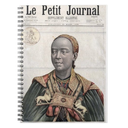 Le Petit Journal Ethiopian Empress Taytu-laptop Notitieboek (Voorkant)