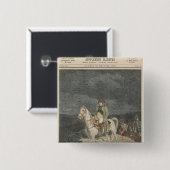 Le Petit Journal Vierkante Button 5,1 Cm (Voorkant /achterkant)