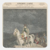 Le Petit Journal Vierkante Sticker (Voorkant)