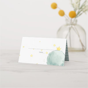 Le Petit Prince Baby shower-plaatskaart Plaatskaartje