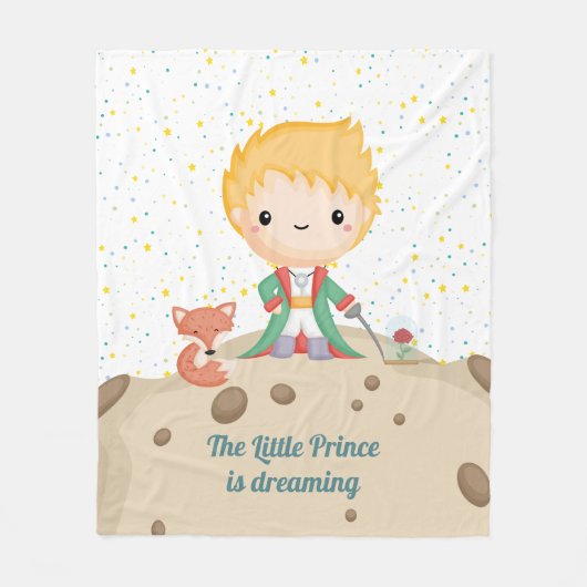 Le Petit Prince Little Prince Fleece Deken (Voorkant)