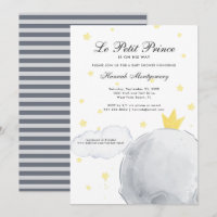 Le Petit Prince | Uitnodiging tot Baby shower