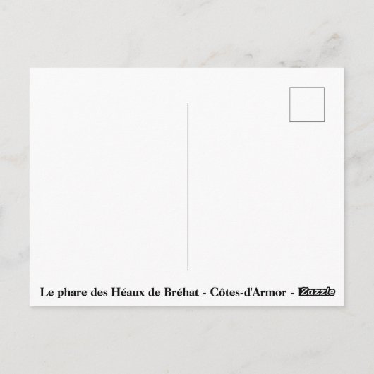 Le phare des Héaux de Bréhat - Côtes-d'Armor - Fra Briefkaart (Achterkant)