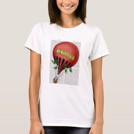Le Pilote Hot Air Ballon 2 T-shirt (Voorkant)