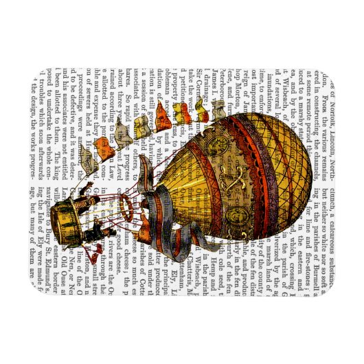 Le Pilote Hot Air-ballon Magneet (Horizontaal)