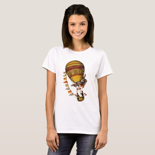Le Pilote Hot Air-ballon T-shirt (Voorkant volledig)