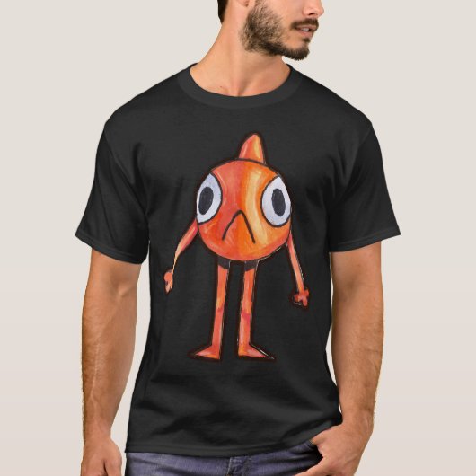 Le Poisson Steve - Grappige Karakter Kunst met Ste T-shirt (Voorkant)