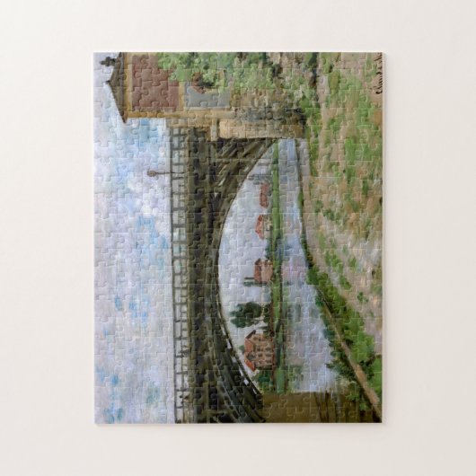 Le Pont D'Argenteuil Claude Monet Fine Art Legpuzzel (Verticaal)