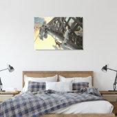 Le Pont de L'Europe, 1876 Canvas Afdruk (Insitu (Slaapkamer))