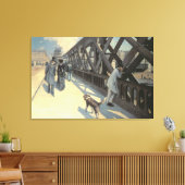Le Pont de L'Europe, 1876 Canvas Afdruk (Insitu (Woonkamer))