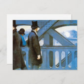 Le Pont de l'Europe by Gustave Caillebotte (Voorkant / Achterkant)