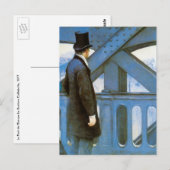 Le Pont de l'Europe by Gustave Caillebotte Briefkaart (Voorkant / Achterkant)