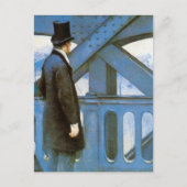 Le Pont de l'Europe by Gustave Caillebotte Briefkaart (Voorkant)