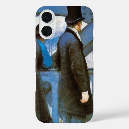 Le Pont de l'Europe by Gustave Caillebotte Case-Mate iPhone Case (Achterkant)