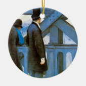 Le Pont de l'Europe by Gustave Caillebotte Keramisch Ornament (Voorkant)