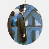 Le Pont de l'Europe by Gustave Caillebotte Keramisch Ornament (Links)