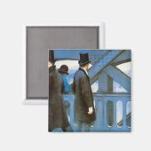 Le Pont de l'Europe by Gustave Caillebotte Magneet (Voorkant / Achterkant)