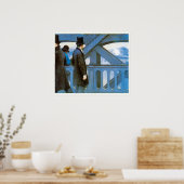 Le Pont de l'Europe by Gustave Caillebotte Poster (Keuken)