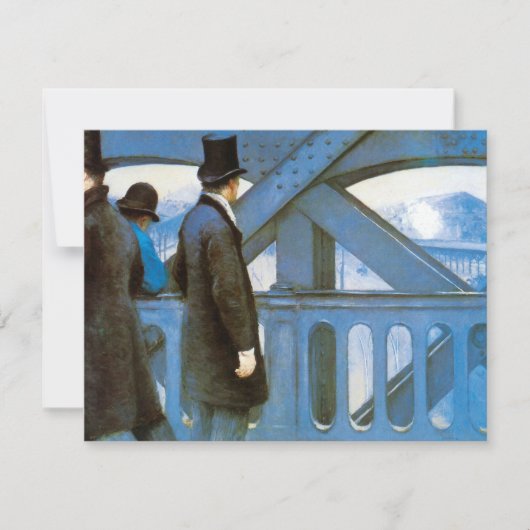 Le Pont de l'Europe door Gustave Caillebotte (Voorkant)