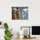 Le Pont de L'Europe door Gustave Caillebotte Poster (Thuiskantoor)