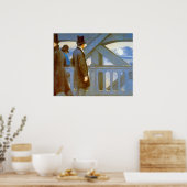 Le Pont de L'Europe door Gustave Caillebotte Poster (Keuken)