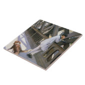 Le Pont de L'Europe: nadere gegevens over een rust Tegeltje (Zijkant)