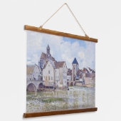 Le Pont de Moret, Alfred Sisley Hangend Wandkleed (Gebogen)