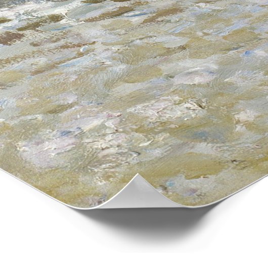 Le Pont de Moret, Alfred Sisley Poster (Hoek)