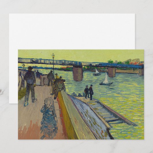 Le Pont de Trinquetaille | Vincent van Gogh (Voorkant / Achterkant)
