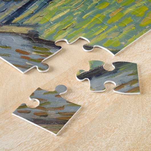 Le Pont de Trinquetaille | Vincent van Gogh Legpuzzel (Zijkant)