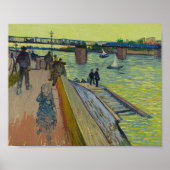 Le Pont de Trinquetaille | Vincent van Gogh Poster (Voorkant)