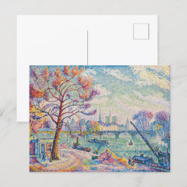 Le Pont des Arts Parijs | Paul Signac | Briefkaart