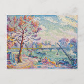 Le Pont des Arts Parijs | Paul Signac | Briefkaart (Voorkant)