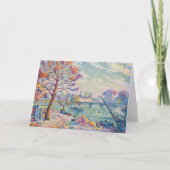 Le Pont des Arts Parijs | Paul Signac | Kaart (Voorkant)