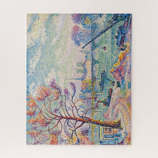 Le Pont des Arts Parijs | Paul Signac | Legpuzzel (Verticaal)