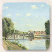 Le Pont du Chemin de Fer Camille Pissarro Bier Onderzetter (Voorkant)
