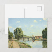 Le Pont du Chemin de Fer Camille Pissarro Briefkaart (Voorkant / Achterkant)