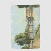 Le Pont du Chemin de Fer Camille Pissarro Golfhanddoek (Voorkant)